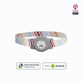 Mitag Go Anti Loss Device with Collar for Cats (Grey) | Android