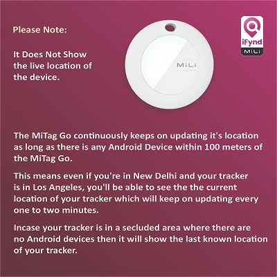 Mitag Go Anti Loss Device with Collar for Cats (Pink) | Android
