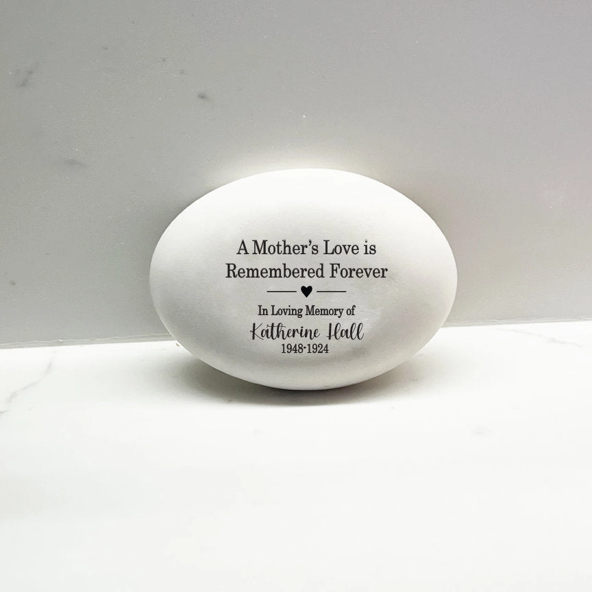 Mother Memorial Stone - A Mother's Love is Remembered Forever