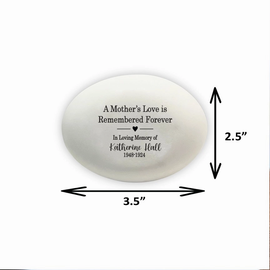 Mother Memorial Stone - A Mother's Love is Remembered Forever