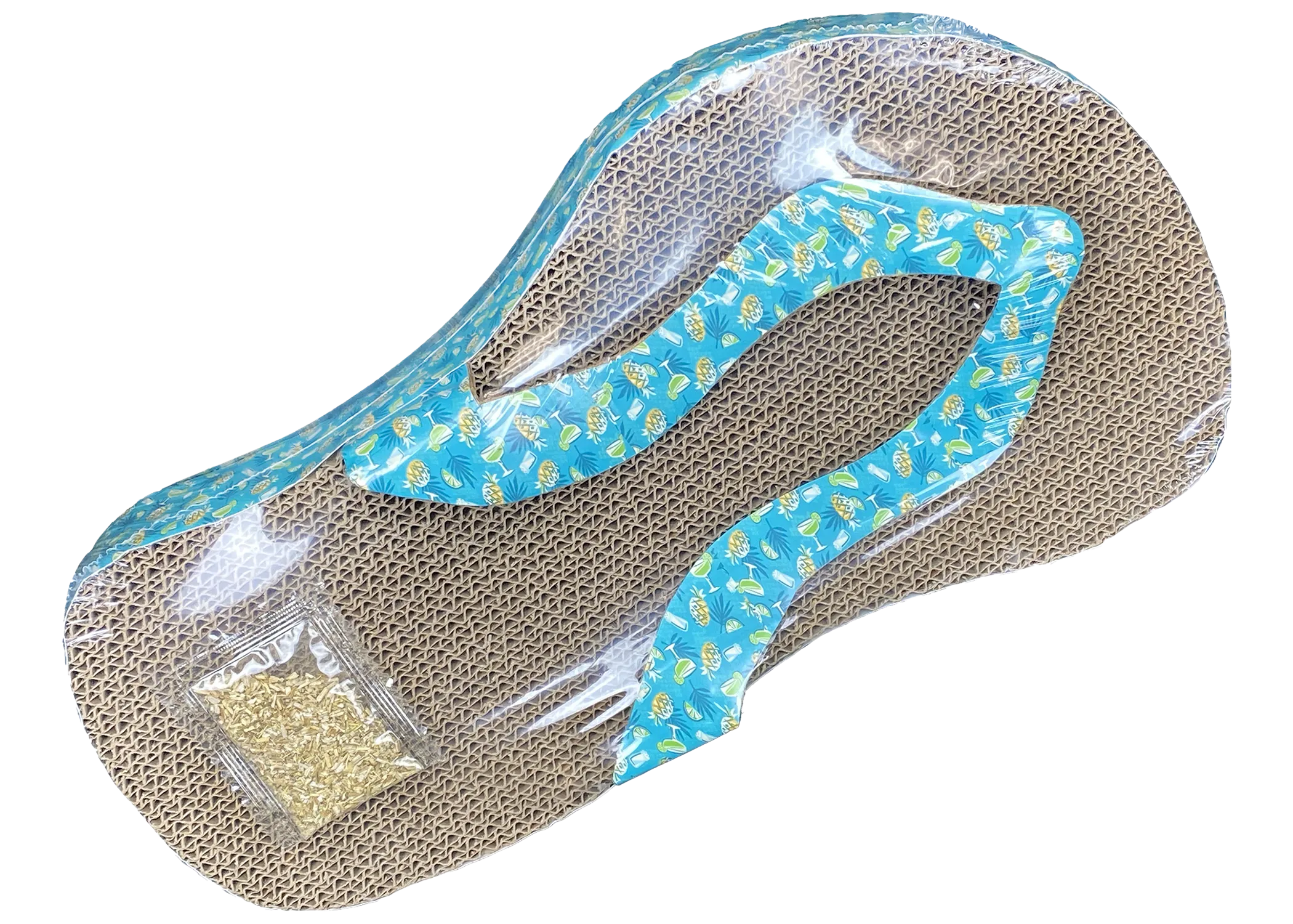 Multipet Margaritaville Flip Flop Cat Scratcher cat essentials, basic cat supplies