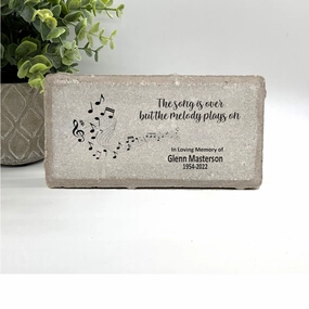 Musician Memorial Stone  - Personalized Memorial