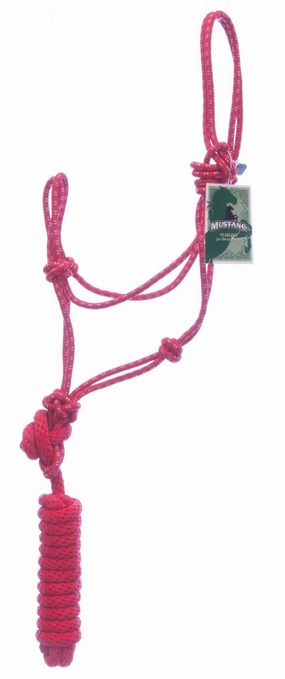 Mustang Yearling Rope Halter and Lead bird pet,aviary product