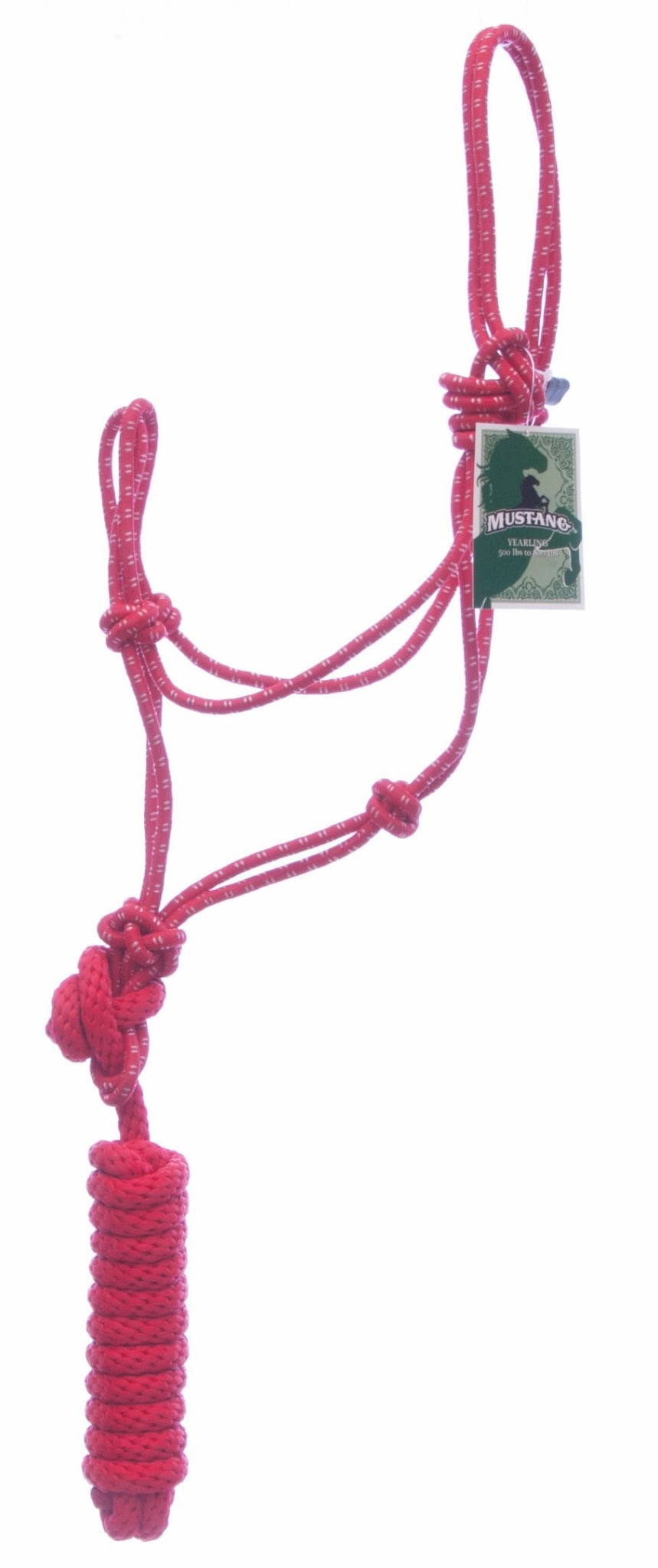 Mustang Yearling Rope Halter and Lead bird pet,aviary product