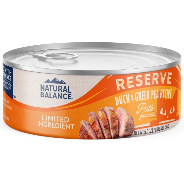 Natural Balance Cat Duck & Green Pea 5.5oz dry cat food, cat kibble