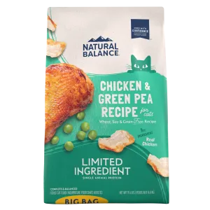 Natural Balance Cat Green Pea & Chicken dry cat food, cat kibble
