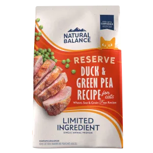 Natural Balance Cat Green Pea & Duck adult cat food, best cat food for adults