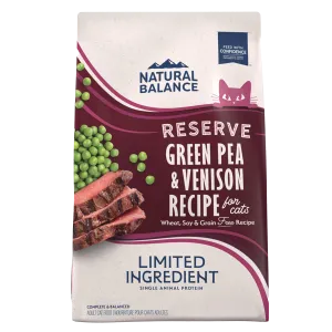 Natural Balance Cat Green Pea & Venison dry cat food, cat kibble