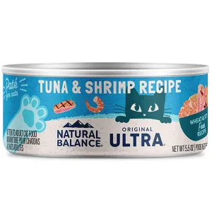 Natural Balance Cat Tuna With Shrimp 5.5oz adult cat food, best cat food for adults