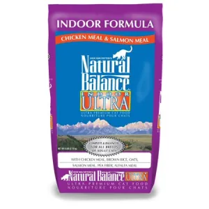 Natural Balance Indoor Ultra Chicken Meal & Salmon Meal Formula indoor dry cat food, healthy cat kibble