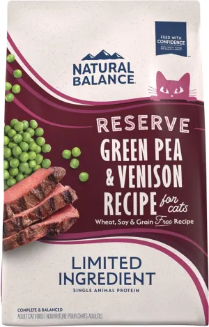 Natural Balance L.I.D. Limited Ingredient Diets Green Pea & Venison Grain-Free Dry Cat Food healthy cat food, premium dry cat food