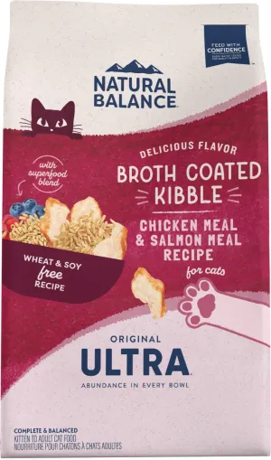 Natural Balance Original Ultra Chicken Meal & Salmon Meal Formula Dry Cat Food indoor dry cat food, healthy cat kibble