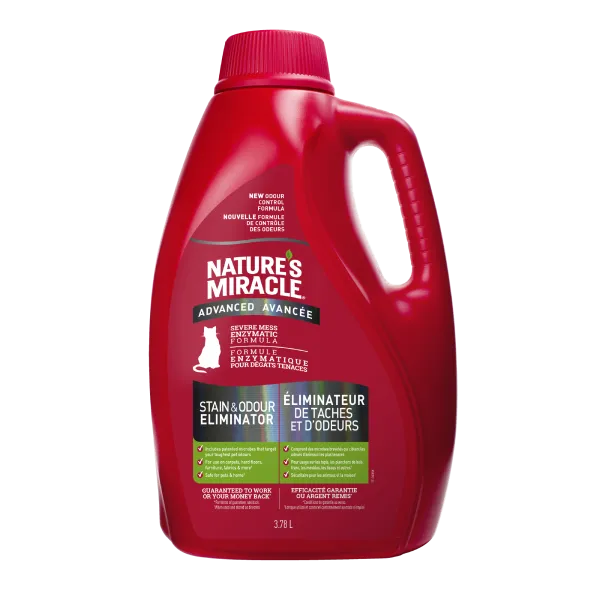 Nature's Miracle Cat Advanced Stain & Odour Remover 3.78 L adult cat food, best cat food for adults
