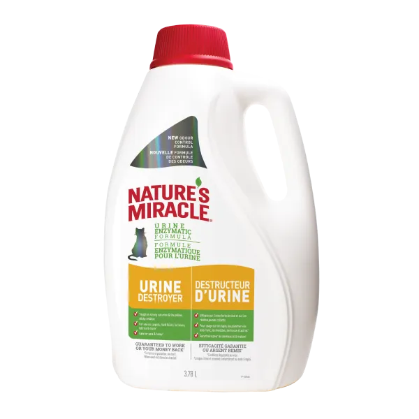 Nature's Miracle Cat Urine Destroyer 3.78 L/1 gal adult cat food, best cat food for adults