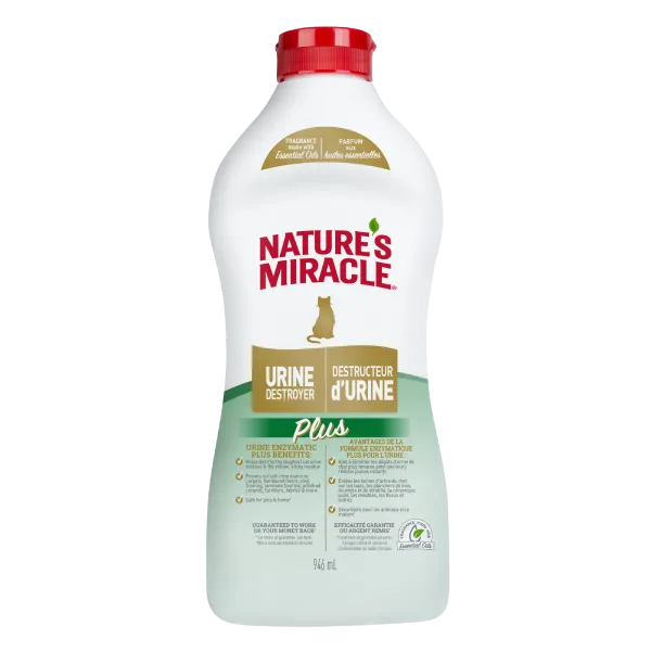 Nature's Miracle Cat Urine Destroyer Plus 32 oz adult cat food, best cat food for adults