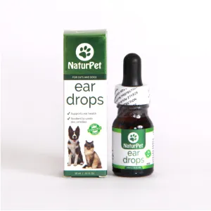 NaturPet Ear Drops 10mL cat vitamins, cat immune support