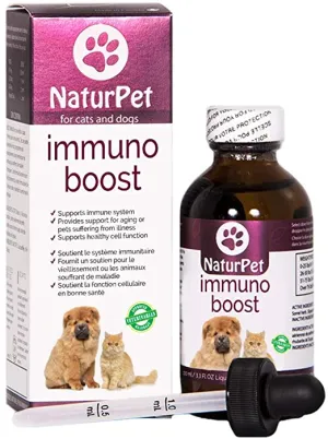 Naturpet Immuno Boost 100ml cat vitamins, cat immune support