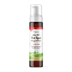 NaturVet Aller-911 Hot Spot Allergy Aid Foam for Dogs and Cats cat essentials, basic cat supplies