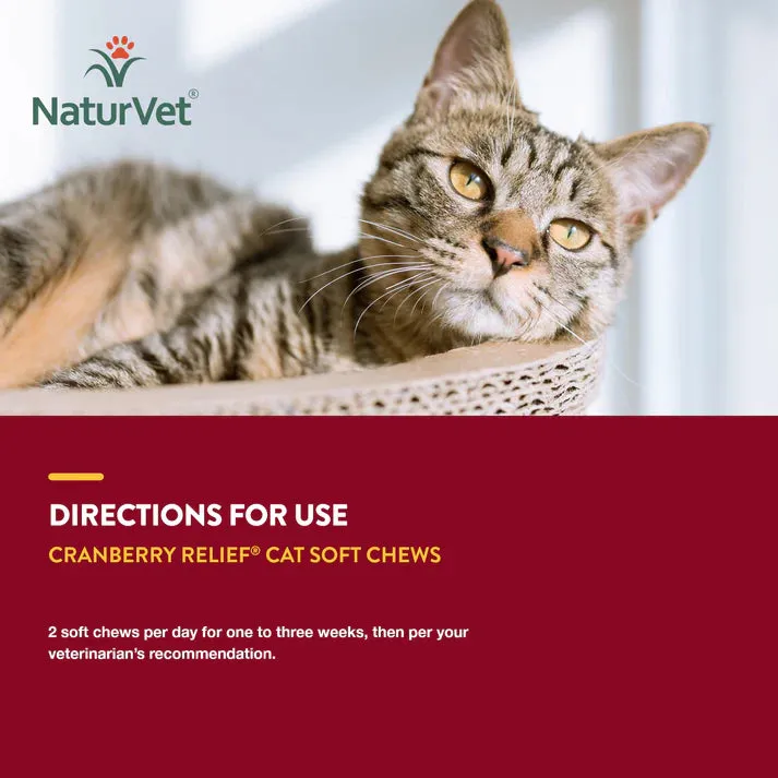 NaturVet Cranberry Relief Cat Soft Chews