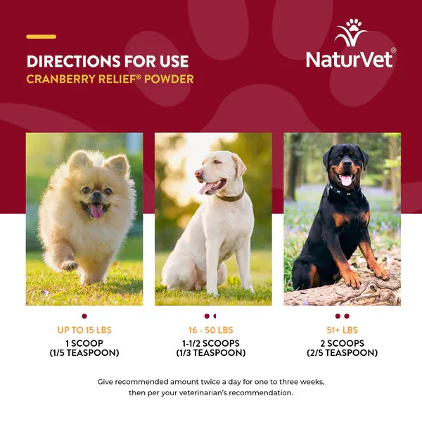 NaturVet Cranberry Relief   Echinacea Powder 50g