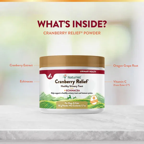 NaturVet Cranberry Relief   Echinacea Powder 50g
