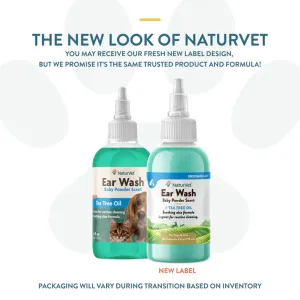 NaturVet Ear Wash Liquid cat vitamins, cat immune support