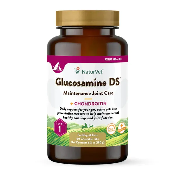 NaturVet Glucosamine DS Chewable Tabs Level 1