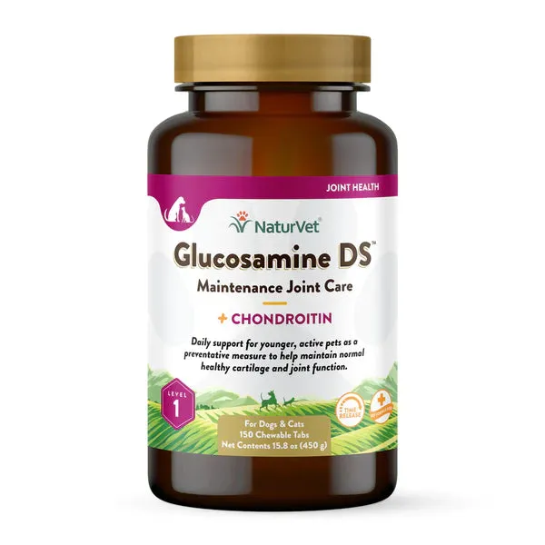NaturVet Glucosamine DS Chewable Tabs Level 1