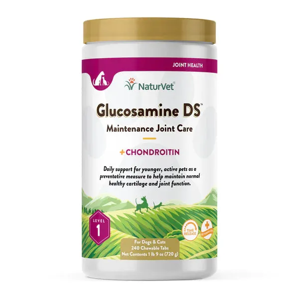 NaturVet Glucosamine DS Chewable Tabs Level 1
