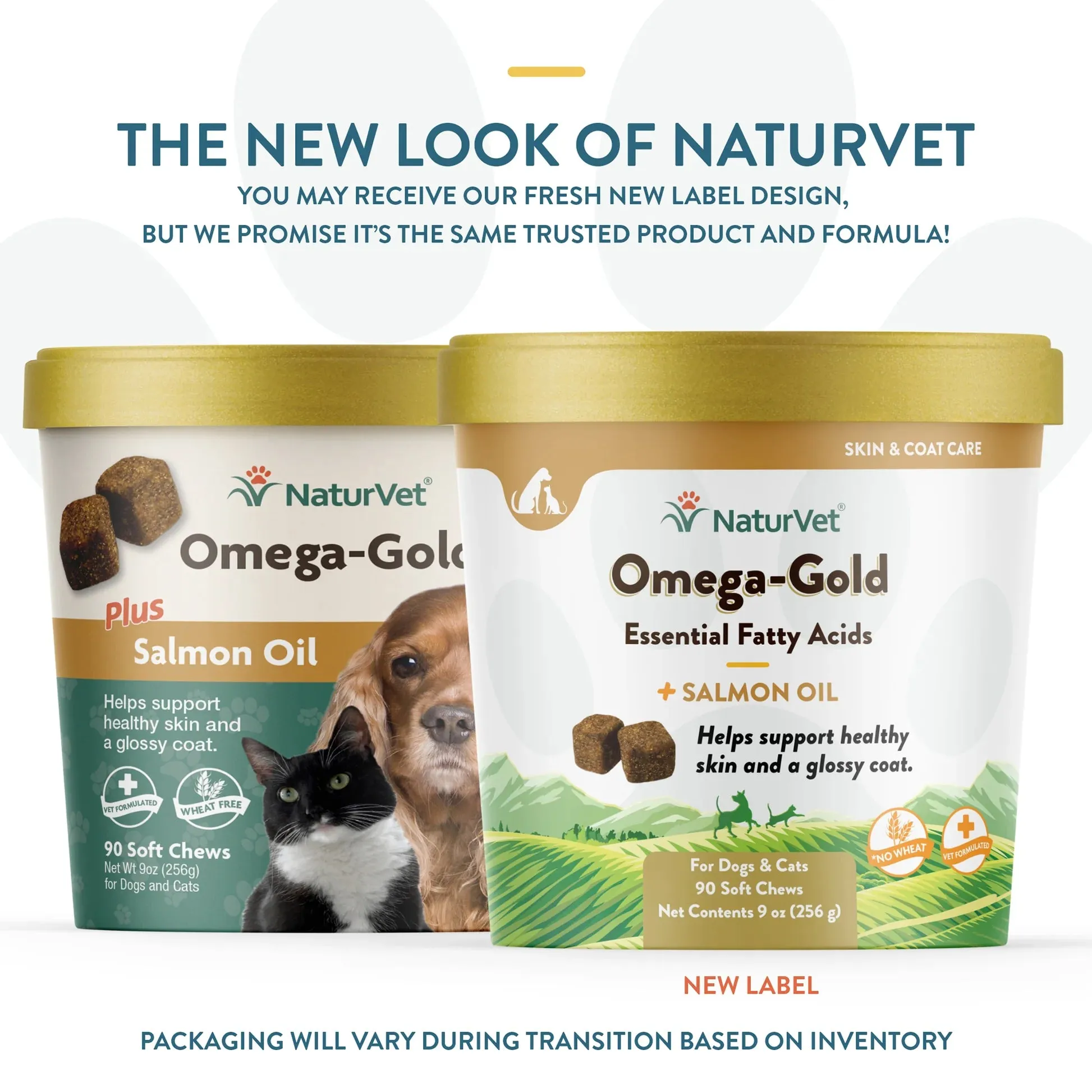 NaturVet Omega-Gold Essential Fatty Acids   Salmon Oil Soft Chews cat vitamins, cat immune support