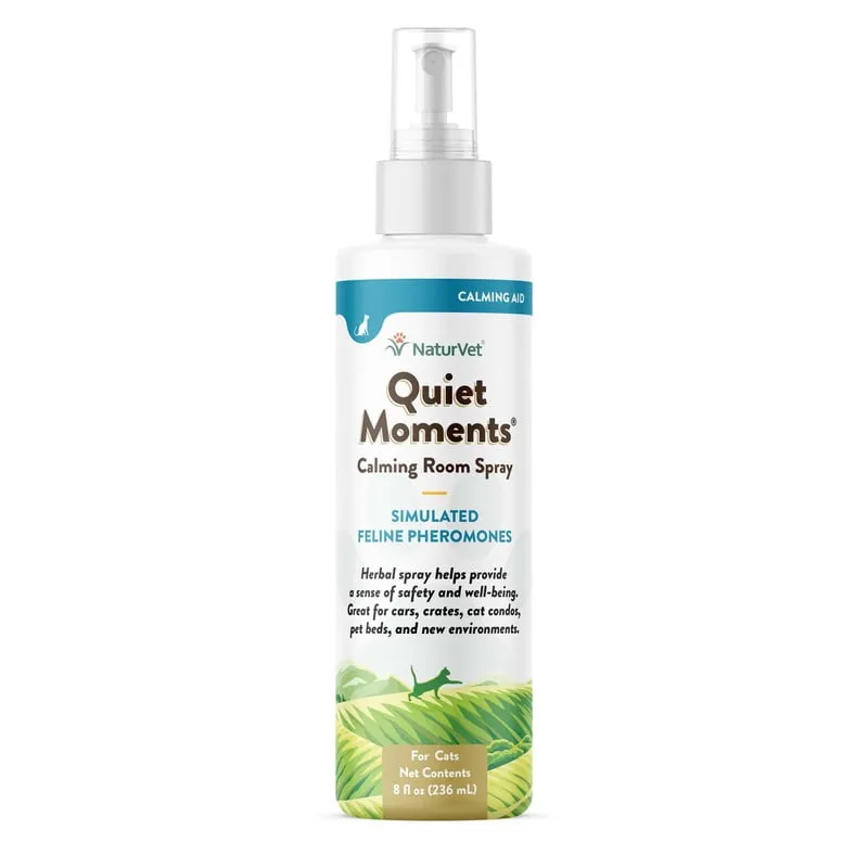 NaturVet Quiet Moments Cat Calming Room Spray 8oz