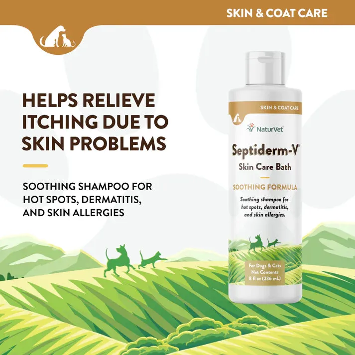 NaturVet Septiderm-V Skin Care Bath