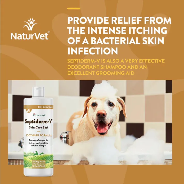 NaturVet Septiderm-V Skin Care Bath