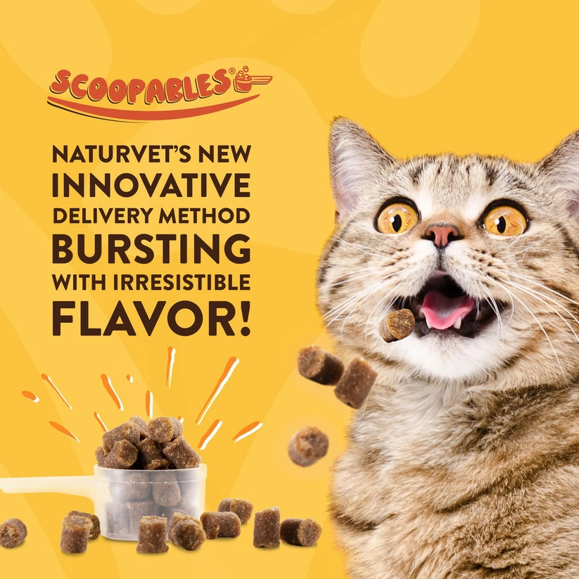 NaturVet Hairball Aid Plus Pumpkin Daily Support Scoopables for Cats
