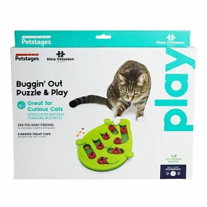 Nina Ottosson Puzzle & Play Buggin Out Green | Cat adult cat food, best cat food for adults