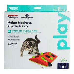 Nina Ottosson Puzzle & Play Melon Madness Pink | Cat adult cat food, best cat food for adults