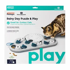 Nina Ottosson Puzzle & Play Rainy Day White | Cat adult cat food, best cat food for adults