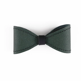 Nixon Leather Black Forest Alex Dog Bow Tie Slider dog collar accessory,collar decor
