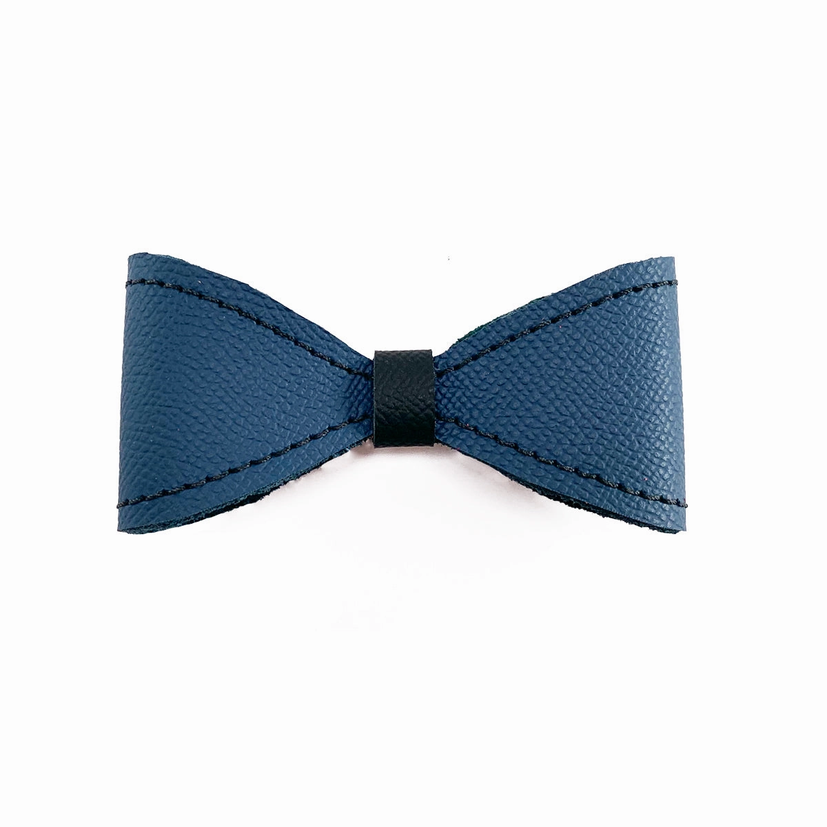 Nixon Leather Orion Blue/Black Alex Dog Bow Tie Slider dog collar accessory,collar decor