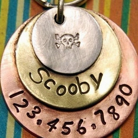 No Jingle Jangle Dog ID Tag