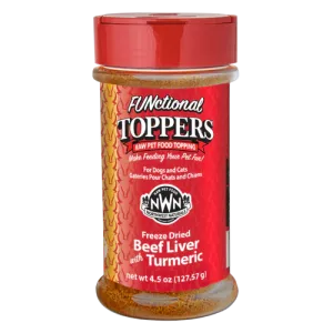 Northwest Naturals -Beef Liver with Turmeric Functional Topper - 4.5 oz cat treats, natural cat treats