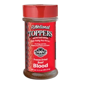 Northwest Naturals -Beef with Blood Functional Topper 3.5oz cat treats, natural cat treats