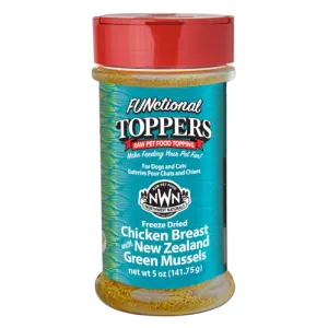 Northwest Naturals -Chicken Breast with NZ Green Mussles Functional Topper - 5oz cat treats, natural cat treats
