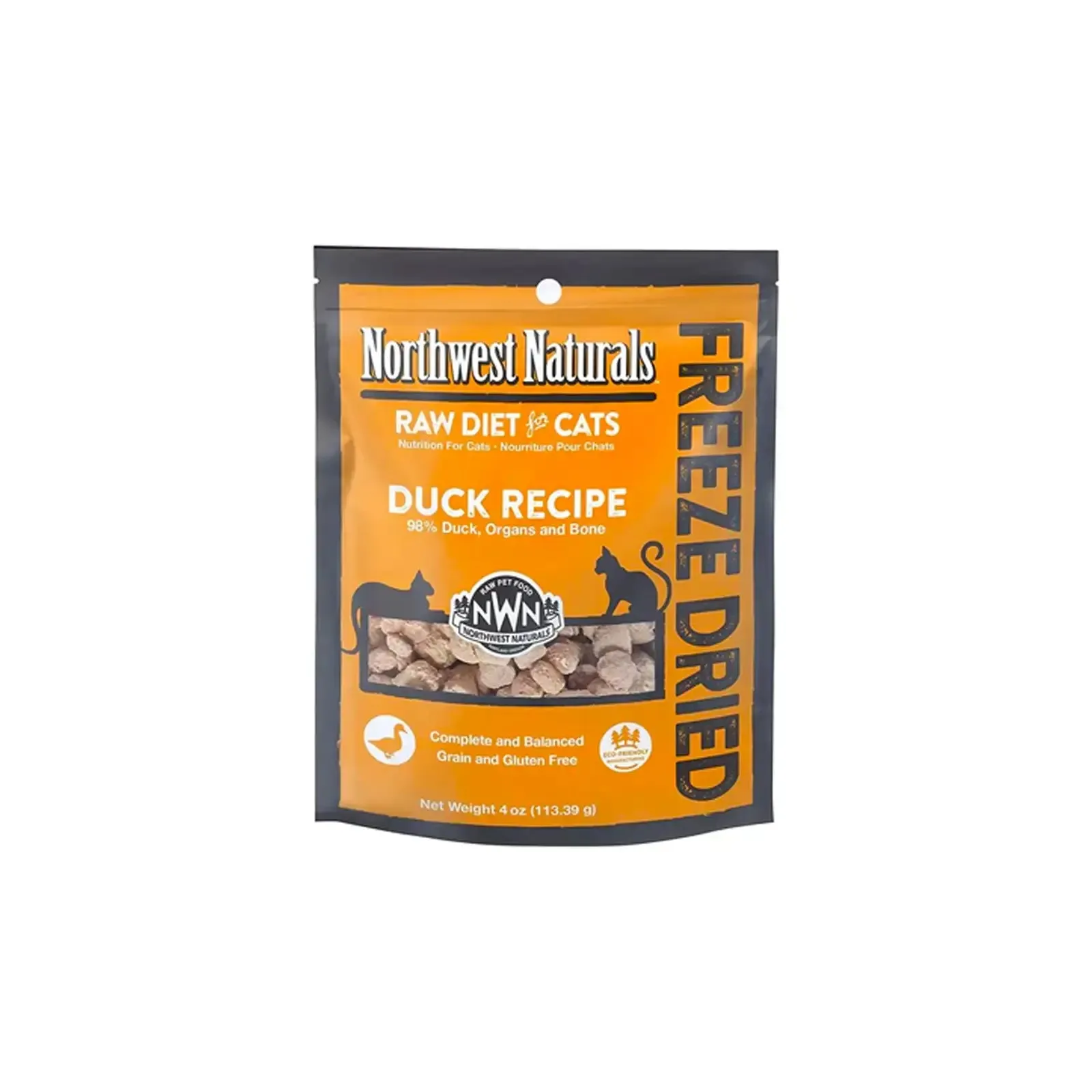 Northwest Naturals Freeze Dried Diets for Cats - Duck Recipe