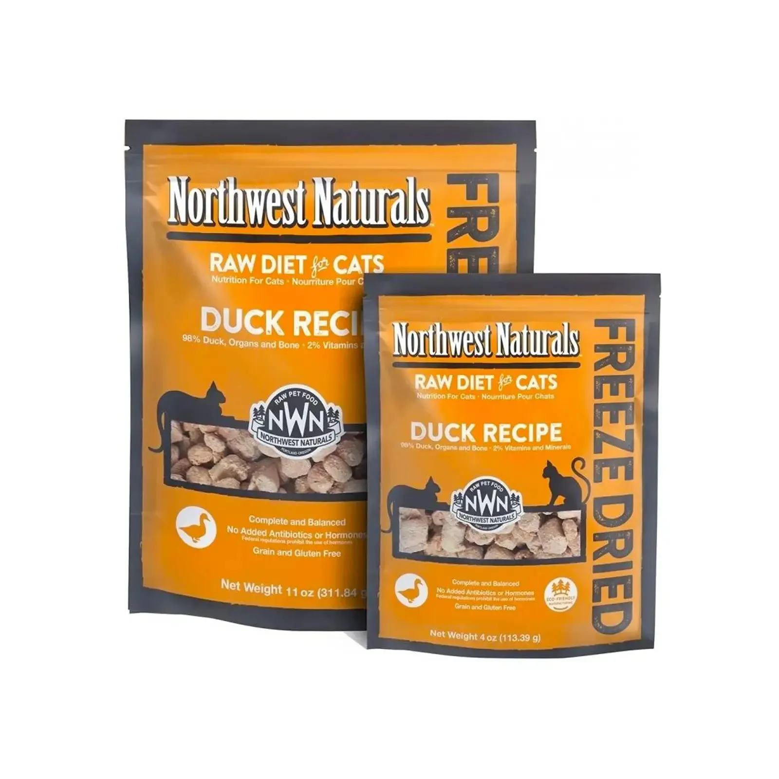 Northwest Naturals Freeze Dried Diets for Cats - Duck Recipe