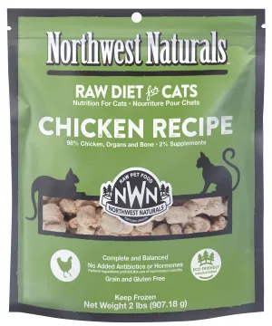 Northwest Naturals Frozen Chicken Nibbles Cat Food senior cat food, best food for older cats