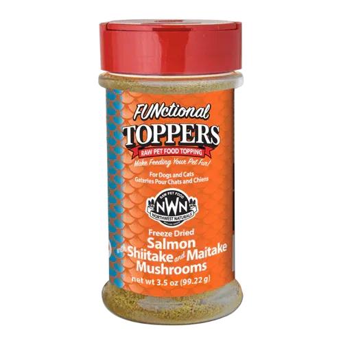Northwest Naturals - Salmon with Shitake & Maitake Mushrooms Functional Topper - 3.5oz cat treats, natural cat treats