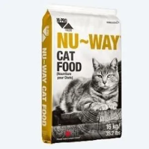 NU-WAY Cat 35lb adult cat food, best cat food for adults
