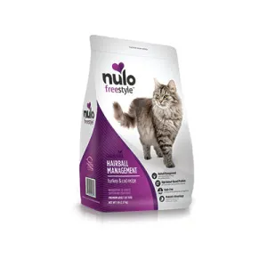 Nulo Adult Hairball Management Turkey & Cod Recipe Dry Cat Food indoor dry cat food, healthy cat kibble