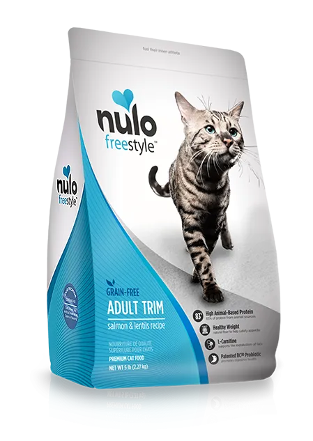 Nulo Cat Freestyle Salmon & Lentils adult cat food, best cat food for adults